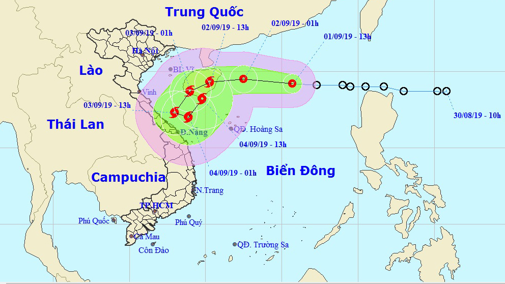 Bão số 5: Áp thấp nhiệt đới mạnh lên thành bão số 5 trong 24 giờ tới