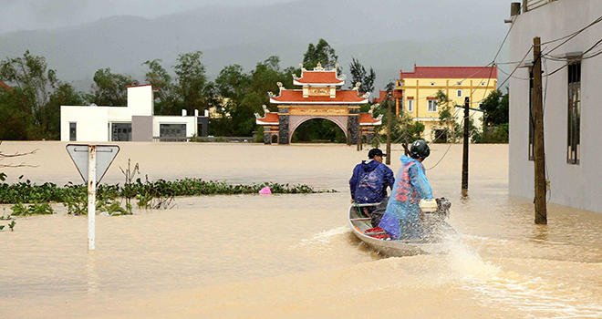 Mưa lớn ở miền Trung, từ Nghệ An đến Quảng Nam nguy cơ lũ quét sạt lở đất rất cao