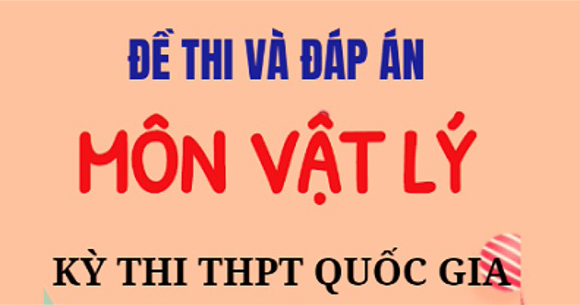 Đề thi Vật Lý kỳ thi tốt nghiệp THPT 2021