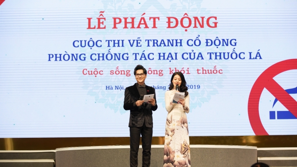 Thi Vẽ tranh cổ động về phòng chống tác hại của thuốc lá