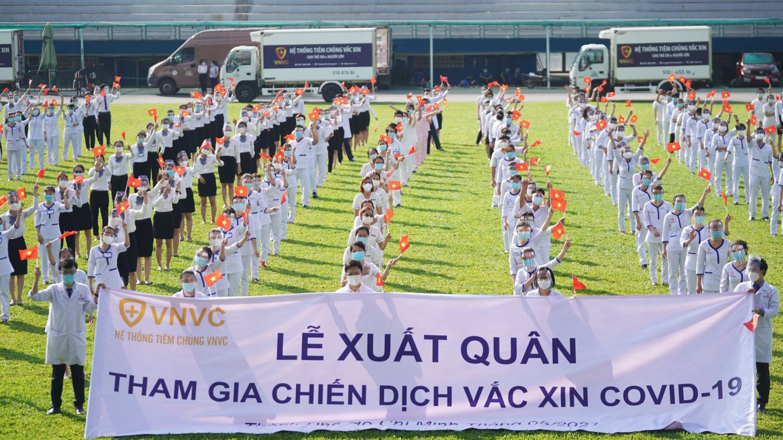 Hệ thống VNVC tham gia chiến dịch tiêm chủng vaccine phòng COVID-19 lớn nhất tại TP.HCM