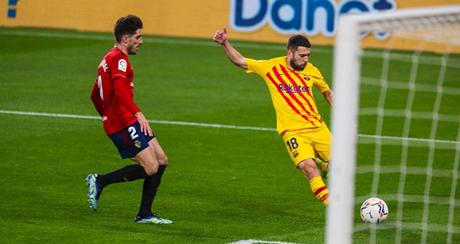 Ket qua bong da, Osasuna vs Barcelona, Video Osasuna 0-2 Barcelona, BXH La Liga, kết quả Osasuna vs Barcelona, kết quả La Liga, Messi lập cú đúp kiến tạo, Dembele, Moriba