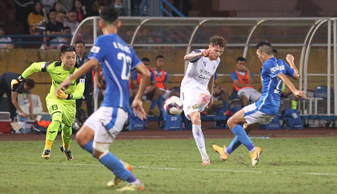 Hà Nội 4-0 Than Quảng Ninh, HLV Hoàng Thọ, V-League, BXH V-League vòng 8 V-League, lịch thi đấu vòng 9 V-League, Quang Hải, Mạc Hồng Quân, Hải Huy