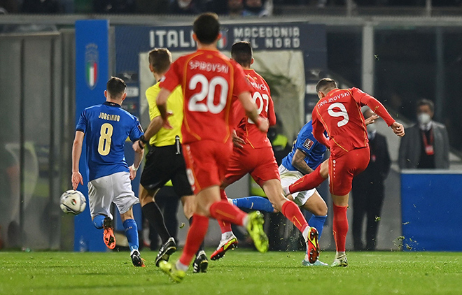 Ý 0-1 Bắc Macedonia, ket qua bong da, kết quả bóng đá play-off world Cup, Ý bị loại, Ý lỡ hẹn world cup, ket qua bong da hom nay, tin tuc bong da hom nay, tin bong da