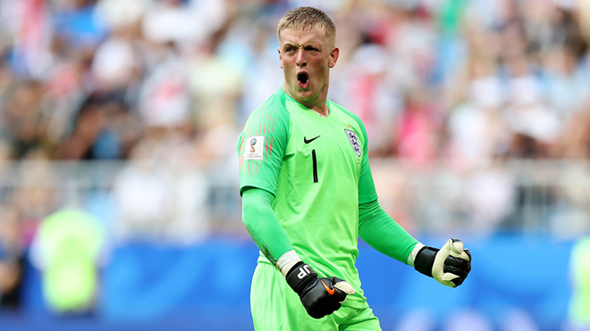 Jordan Pickford xứng đáng là thủ môn hay nhất World Cup 2018 cho tới lúc này