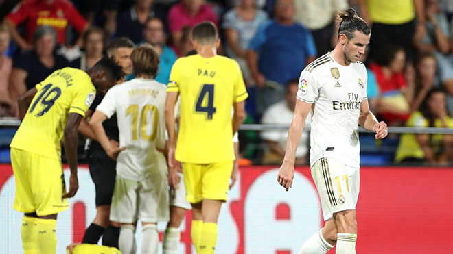 Bong da, bóng đá, bóng đá hôm nay, Villarreal vs Real Madrid, Villarreal vs Real, Video Villarreal 2-2 Real Madrid, video Villarreal 2-2 Real, Gareth Bale, cú đúp, thẻ đỏ