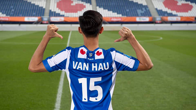 Văn Hậu, Đoàn Văn Hậu, Văn Hậu ra mắt CLB Heerenveen, văn hậu mặc áo 15, Heerenveen, Hà Lan, Van Hau, Hà Nội, bóng đá Việt Nam, lịch thi đấu bóng đá hôm nay, bong da